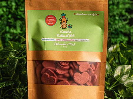 Petisco Cozinha Natural Pet - Beterraba e Maçã