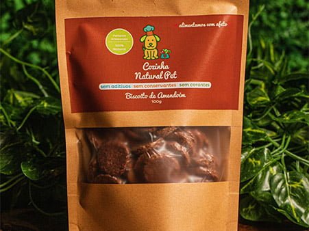 Petisco Cozinha Natural Pet - Biscoito de Amendoim